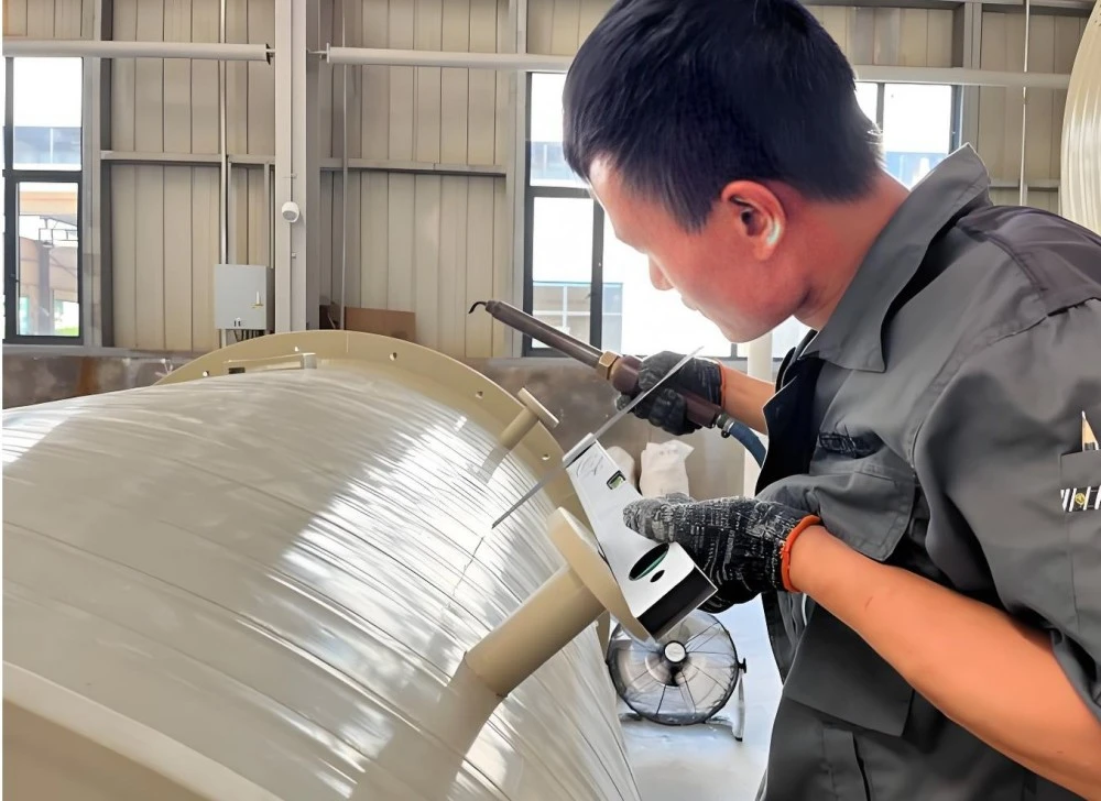Ptfe Lined Industrial Chemical Process Receiving Tank