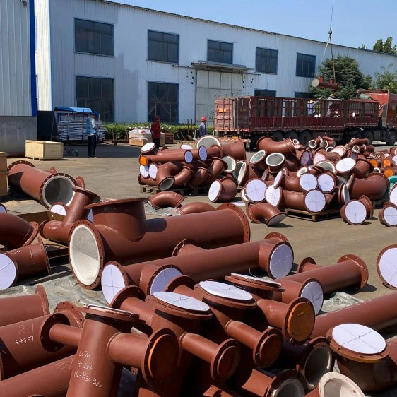 PTFE-foret industrielt procesrør albue